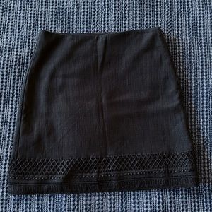 Loft Petites Black Skirt